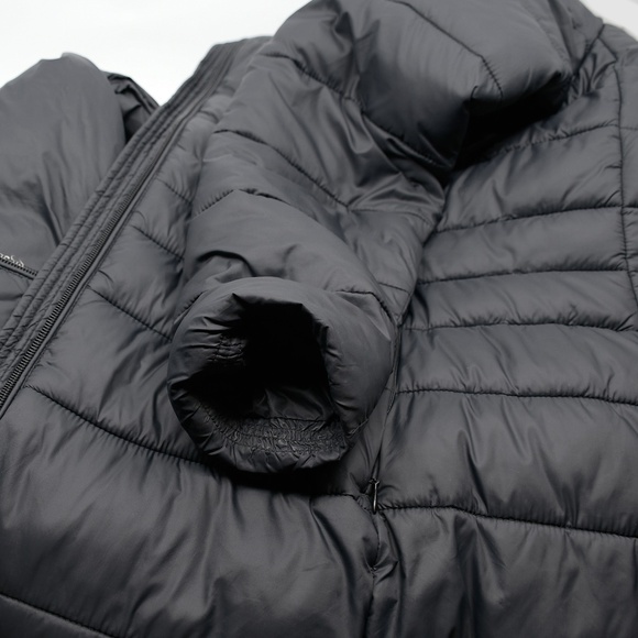 SAVE THE DUCK Faux Shearling/Teddy-Lined Medium Length Quilted Coat - Picture 11 of 16